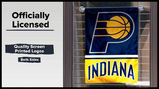 Amazon.com : Indiana Pacers Double Sided Garden Flag : Sports